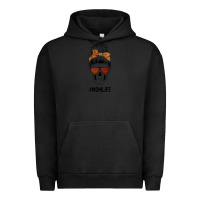 Pigment Black Glitter Western Patterned Mom Skull Urban Hoodie - Bettercallsaul