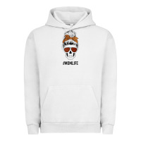 Pigment Lunar Rock Glitter Western Patterned Mom Skull Urban Hoodie - Bettercallsaul