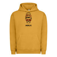 Pigment Peanut Butter Glitter Western Patterned Mom Skull Urban Hoodie - Bettercallsaul