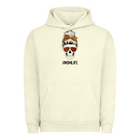 Pigment Pistachio Glitter Western Patterned Mom Skull Urban Hoodie - Bettercallsaul