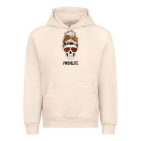Sandshell Glitter Western Patterned Mom Skull Urban Hoodie - Bettercallsaul
