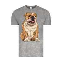 Cloud Rock english bulldog Vintage Tee - RanaPortraitStore