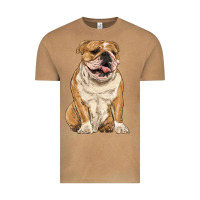 Vintage Camel english bulldog Vintage Tee - RanaPortraitStore