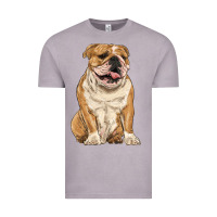 Vintage Zinc english bulldog Vintage Tee - RanaPortraitStore