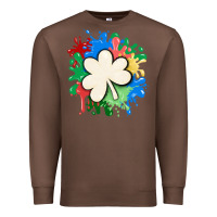 Chestnut st patricks day shamrock autism Premium Sweatshirt - MaliasSmallBusiness