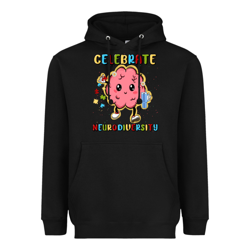 Celebrate Neurodiversity Heavyweight Hoodie by MaliasSmallBusiness | Teevron