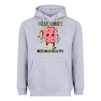 Heather Grey celebrate neurodiversity Heavyweight Hoodie - MaliasSmallBusiness