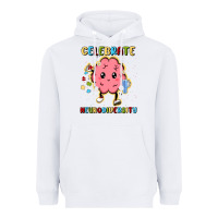 White celebrate neurodiversity Heavyweight Hoodie - MaliasSmallBusiness