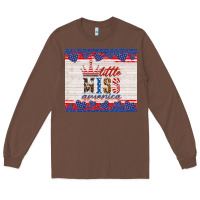 Chestnut 4th of july little miss America Long Sleeve Tee - HRA Design Shop