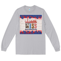 Moon Dust 4th of july little miss America Long Sleeve Tee - HRA Design Shop