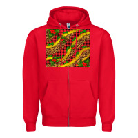 Red merry with mistletoe Zipper Hoodie - AdoDesignShop