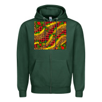 Sports Green merry with mistletoe Zipper Hoodie - AdoDesignShop