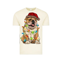 Vintage Arctic christmas bulldog Vintage Tee - RanaPortraitStore