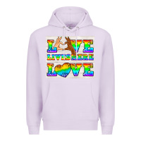 Lilac Western LGBTQ+ Love Lives Here Tumbler Premium Hoodie - BundleAndBundleShop