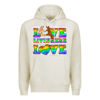 Oatmeal Heather Western LGBTQ+ Love Lives Here Tumbler Premium Hoodie - BundleAndBundleShop