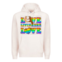 Pale Pink Western LGBTQ+ Love Lives Here Tumbler Premium Hoodie - BundleAndBundleShop