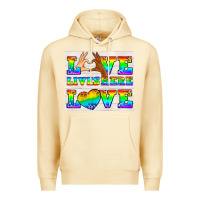 Pina Colada Western LGBTQ+ Love Lives Here Tumbler Premium Hoodie - BundleAndBundleShop