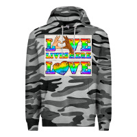 Slate Camo Western LGBTQ+ Love Lives Here Tumbler Premium Hoodie - BundleAndBundleShop