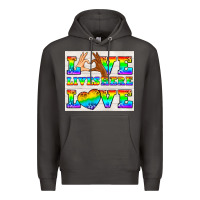 Smoke Western LGBTQ+ Love Lives Here Tumbler Premium Hoodie - BundleAndBundleShop