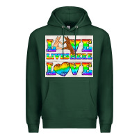 Sports Green Western LGBTQ+ Love Lives Here Tumbler Premium Hoodie - BundleAndBundleShop