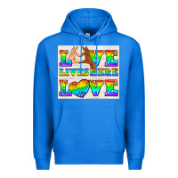 True Royal Western LGBTQ+ Love Lives Here Tumbler Premium Hoodie - BundleAndBundleShop
