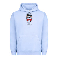 Pigment Grape Ice Glitter American Flag Patterned American Mom Skull Urban Hoodie - Bettercallsaul