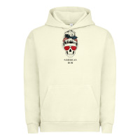 Pigment Pistachio Glitter American Flag Patterned American Mom Skull Urban Hoodie - Bettercallsaul