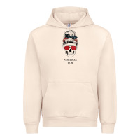 Sandshell Glitter American Flag Patterned American Mom Skull Urban Hoodie - Bettercallsaul