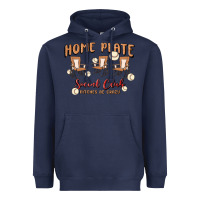 Navy glitter baseball Heavyweight Hoodie - MaliasSmallBusiness