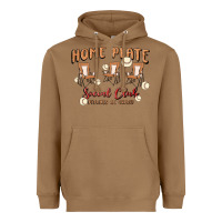 Toasted Coconut glitter baseball Heavyweight Hoodie - MaliasSmallBusiness