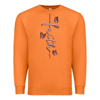 Carrot faith cross Premium Sweatshirt - MaliasSmallBusiness