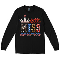 Black little miss america Long Sleeve Tee - HRA Design Shop