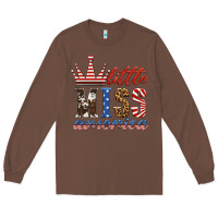 Chestnut little miss america Long Sleeve Tee - HRA Design Shop