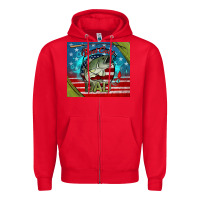 Red reel cool dad fishing Zipper Hoodie - Jasminsmagicworld