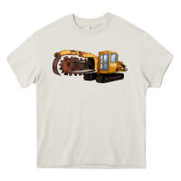 Cream Thencher Chain Heavy Core Tee - LillyAllenDesigns