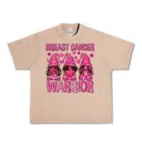 Burro Breast Cancer Warrior Afro Gnomes Urban Heavy Tee - texasbilliewilder