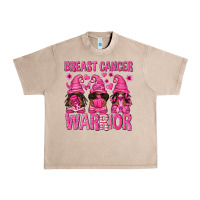 French Oak Breast Cancer Warrior Afro Gnomes Urban Heavy Tee - texasbilliewilder