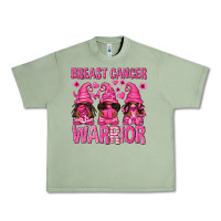 Oil Green Breast Cancer Warrior Afro Gnomes Urban Heavy Tee - texasbilliewilder