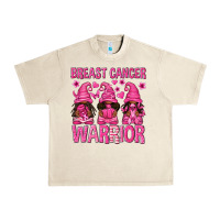 Sandshell Breast Cancer Warrior Afro Gnomes Urban Heavy Tee - texasbilliewilder