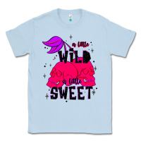 Dusty Blue a little wild a little sweet Classic Tee - JahusDesignShop