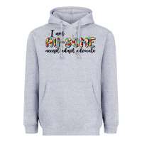 Heather Grey i am au some Heavyweight Hoodie - MaliasSmallBusiness