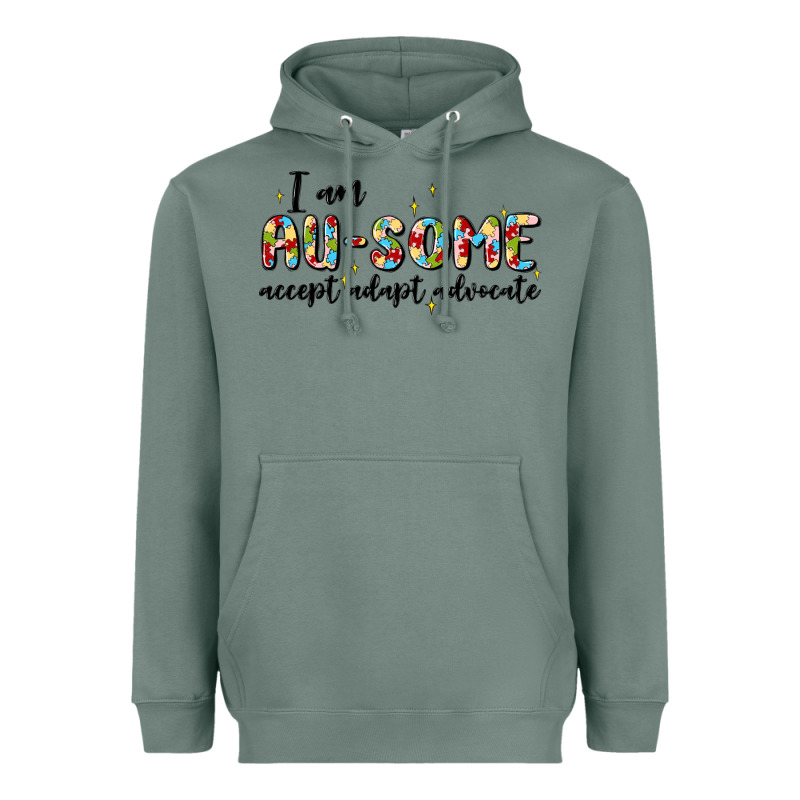 I Am Au Some Heavyweight Hoodie by MaliasSmallBusiness | Teevron
