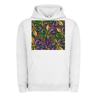 Pigment Lunar Rock mardi gras fleur de lis Urban Hoodie - RanaPortraitStore