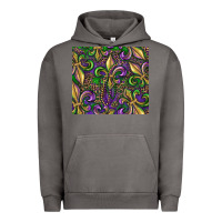Pigment Tornado mardi gras fleur de lis Urban Hoodie - RanaPortraitStore