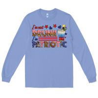 Colony Blue i'm not drunk i'm patriotic Long Sleeve Tee - HRA Design Shop