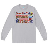 Moon Dust i'm not drunk i'm patriotic Long Sleeve Tee - HRA Design Shop