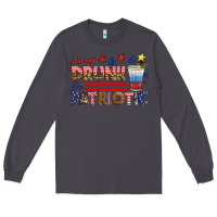 Smoke i'm not drunk i'm patriotic Long Sleeve Tee - HRA Design Shop