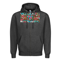 Charcoal Heather super nurse license plate Zipper Hoodie - BundleAndBundleShop