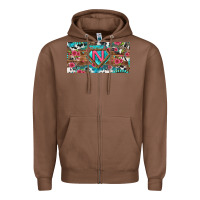 Chestnut super nurse license plate Zipper Hoodie - BundleAndBundleShop