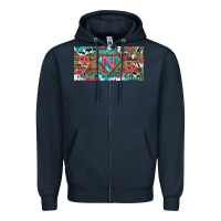 Navy super nurse license plate Zipper Hoodie - BundleAndBundleShop